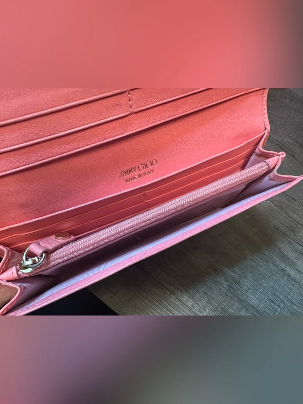 Jimmy Choo Nino star-studded long wallet